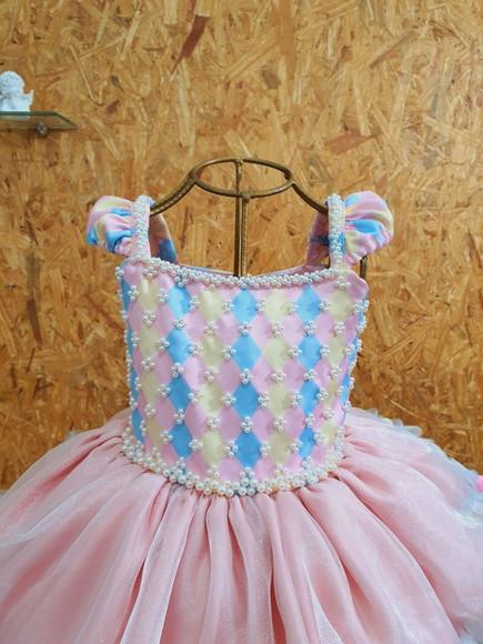 Vestido Circo Rosa Palhacinha