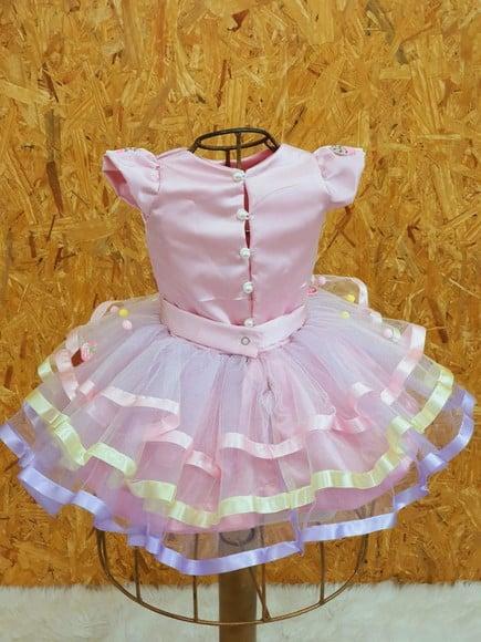 Vestido Confeitaria Colorida