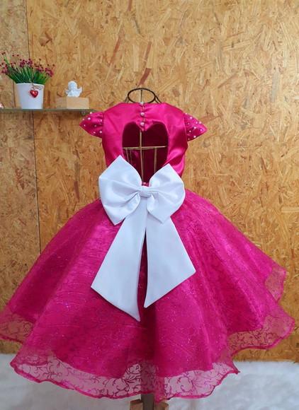 Vestido da Barbie Comprimento Curto