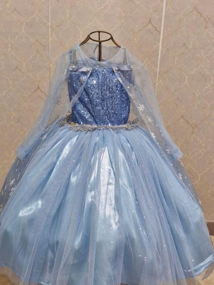 Vestido Elsa Frozen com Capa