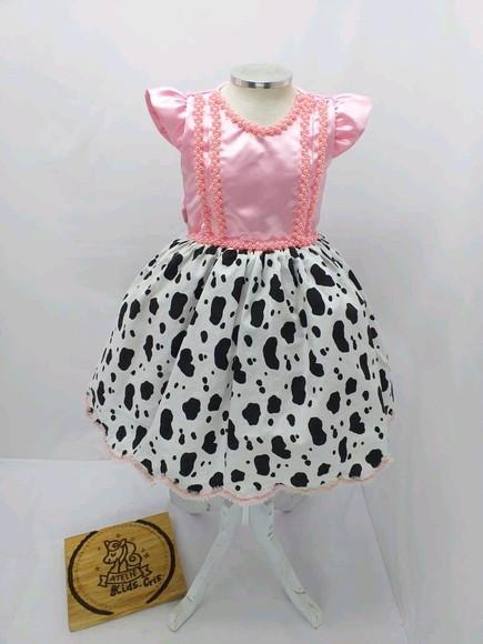 Vestido Fazendinha Rosa