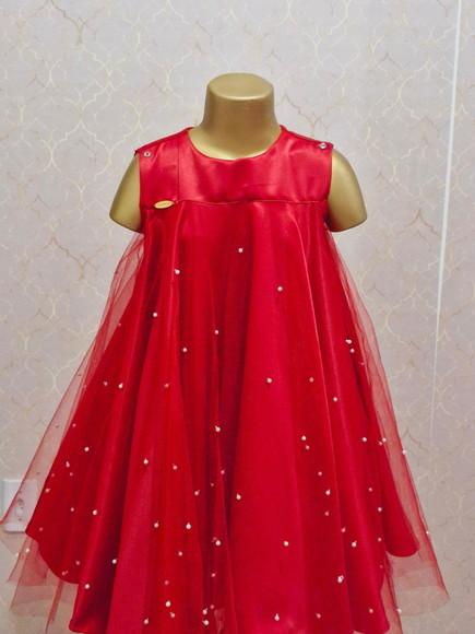 Vestido Fashion Vermelho Luxo