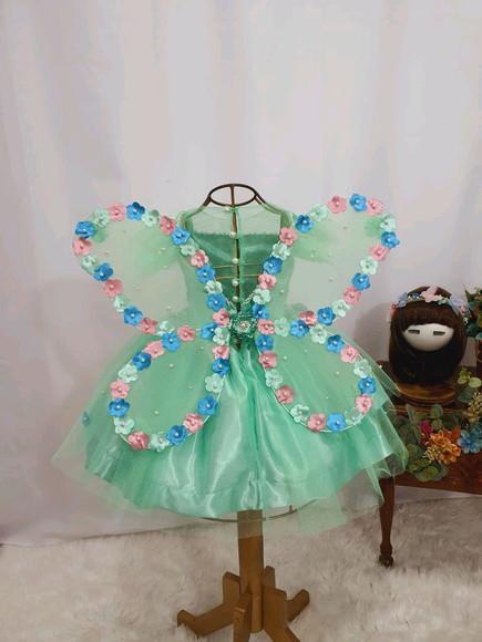 Vestido jardim das borboleta