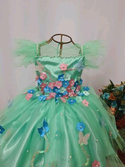 Vestido jardim das borboleta