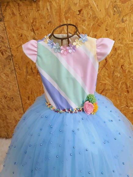 Vestido jardim candy color