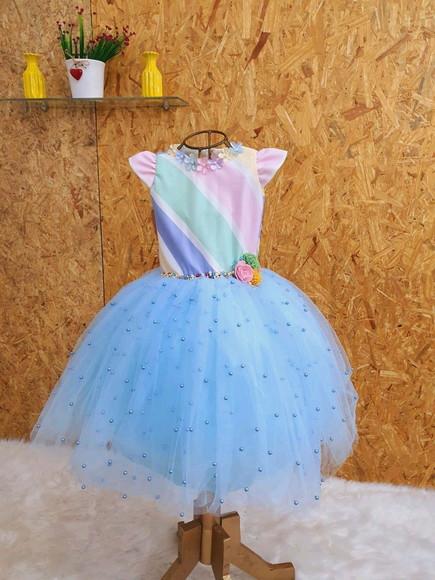 Vestido jardim candy color