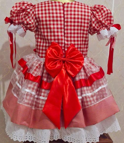 Vestido Junino Caipira Cerejinha