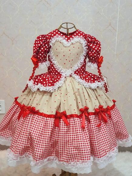 Vestido Junino Romatico