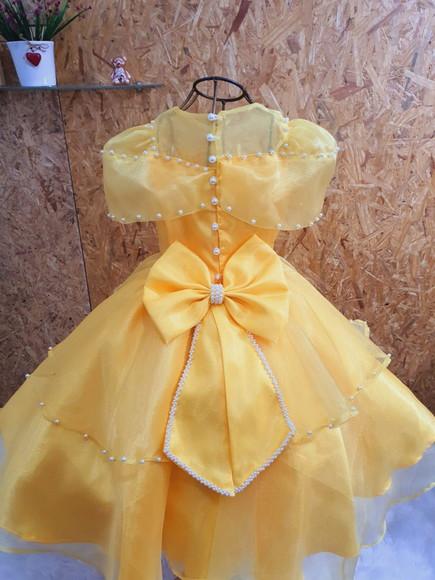 Vestido Longo Bela e a Fera