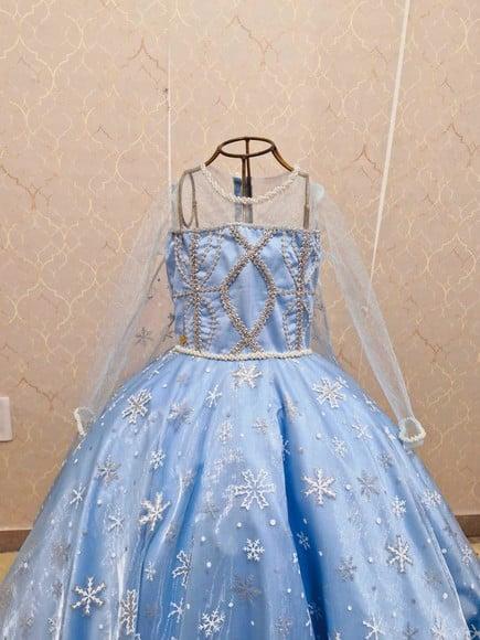 Vestido Luxo Frozen