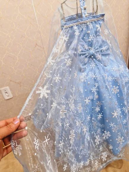 Vestido Luxo Frozen