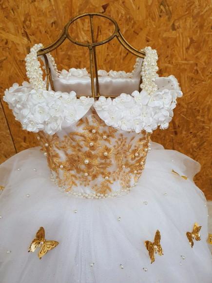Vestido Luxo Jardim das Borboletas