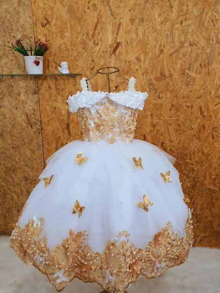 Vestido Luxo Jardim das Borboletas