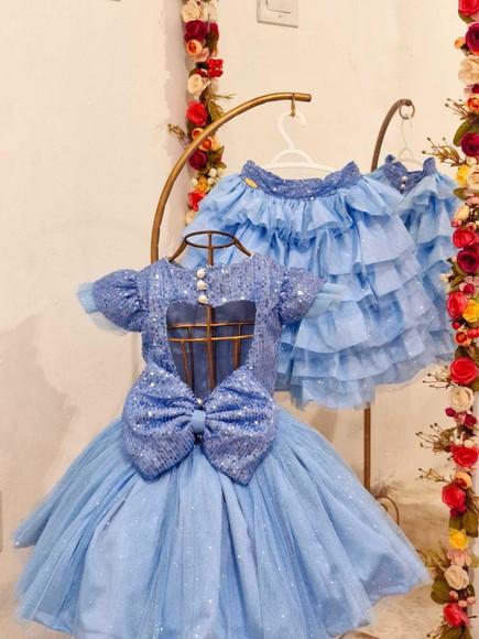 Vestido Luxo Stitch Lilo 2em1