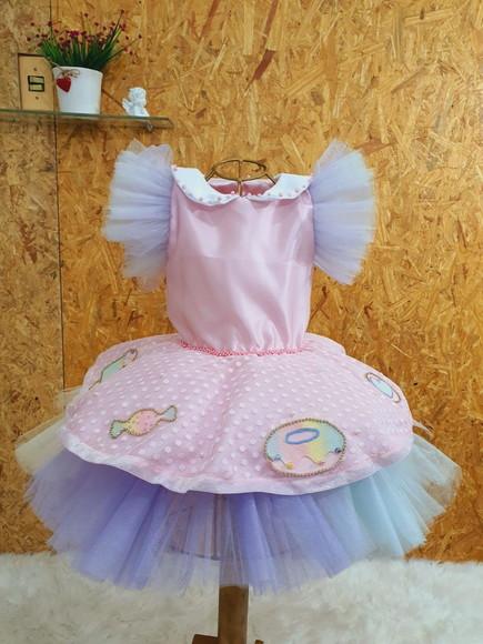 Vestido Minnie Confeiteira