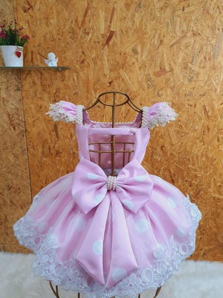 Vestido mínnie Rosa