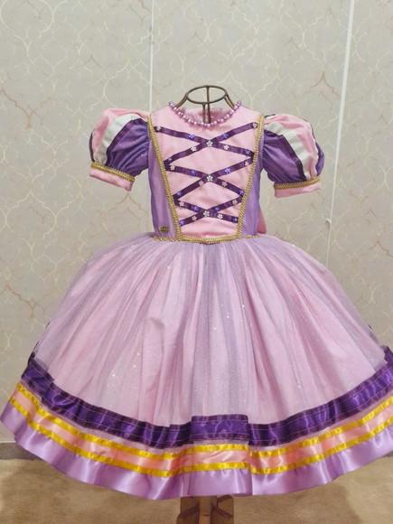 Vestido Princesa Rapunzel