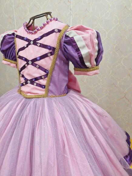 Vestido Princesa Rapunzel