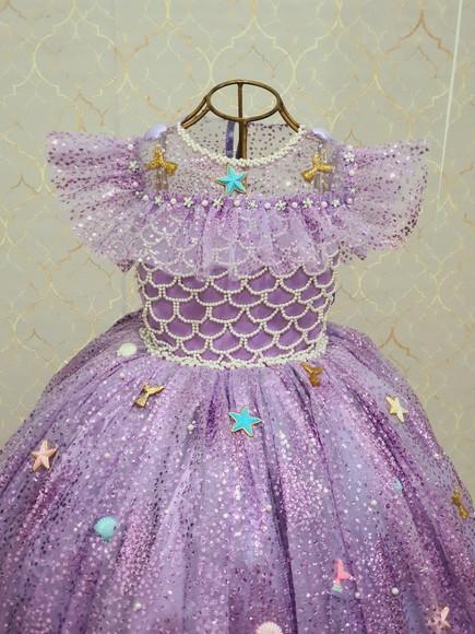 Vestido Sereia Luxo Brilhoso