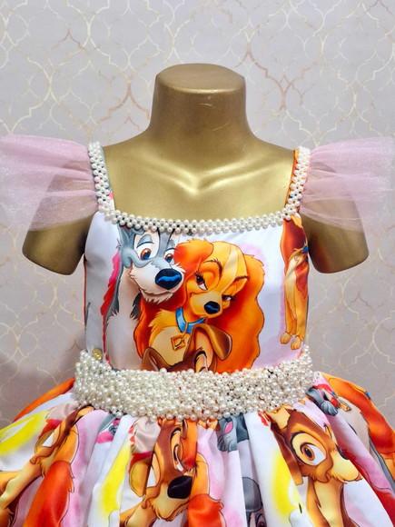 Vestido Tema a Dama e o Vagabundo