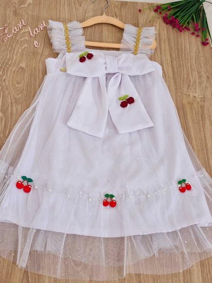 Vestido Trapézio Cerejinha Promoção
