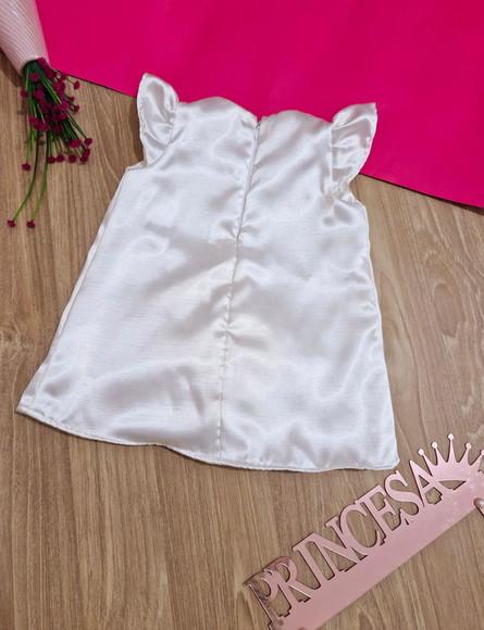 Vestido Trapézio Tematico Branca Neve