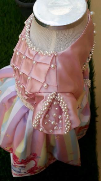 Vestido unicórnio Rosa