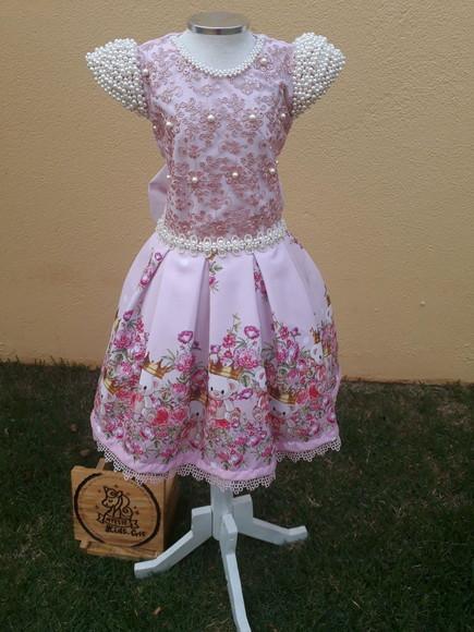 Vestido ursinha princesa