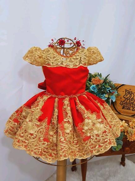 Vestido Vermelhor De Luxo