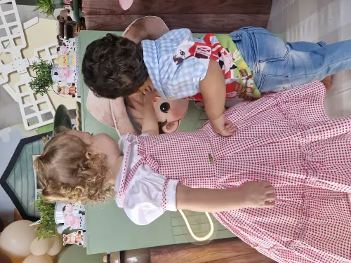Vestido Xadrez Vermelho Bonequinha