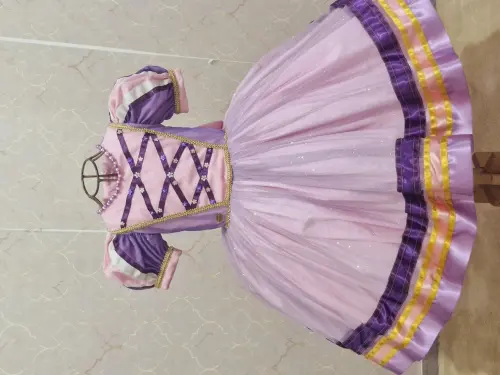 Vestido Princesa Rapunzel