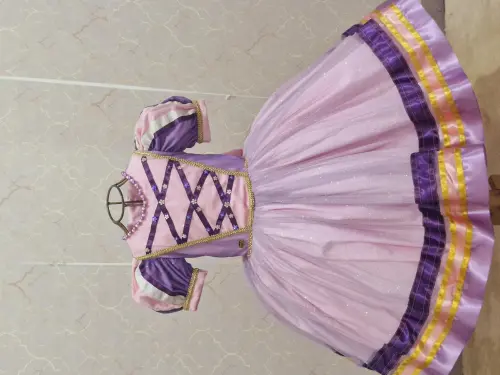 Vestido Princesa Rapunzel