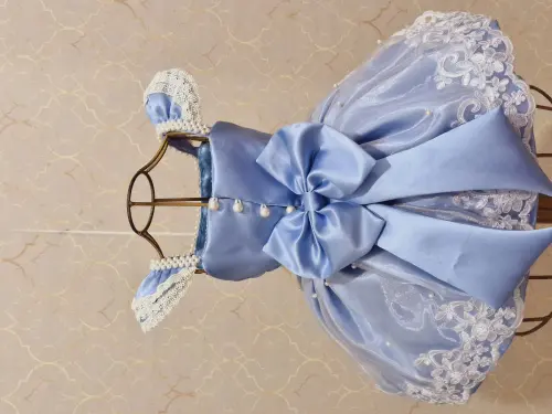 Vestido Azul Tema Galinha Pintadinha