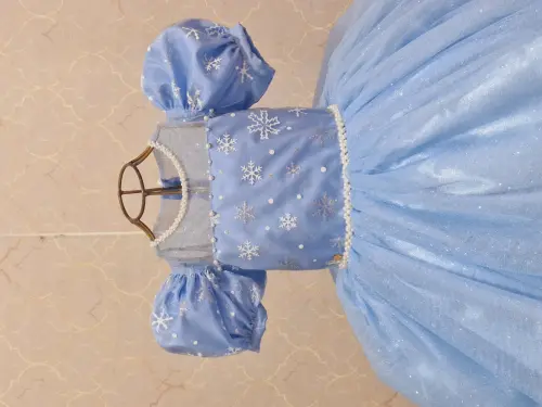 Vestido Elsa Frozen com Capa