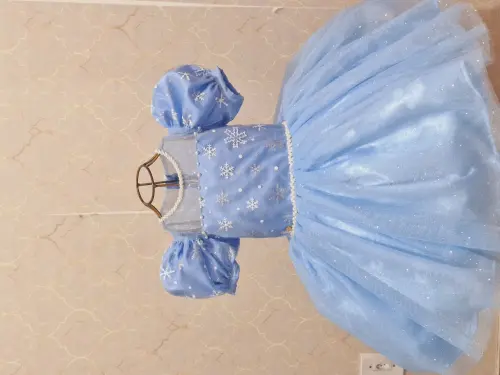 Vestido Elsa Frozen com Capa