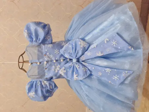 Vestido Elsa Frozen com Capa