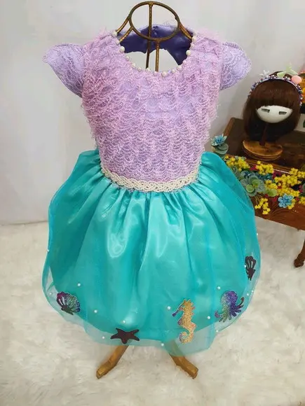 Ariel vestido mar