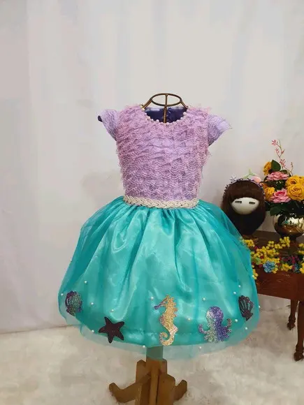 Ariel vestido mar