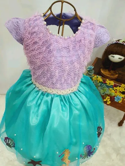 Ariel vestido mar