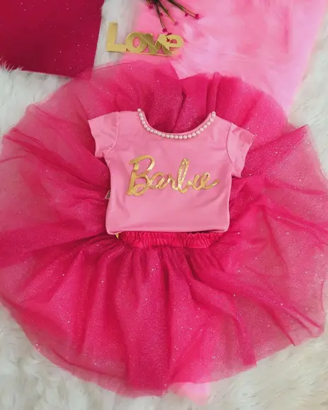 Conjunto Barbie Sai Tule com Boby