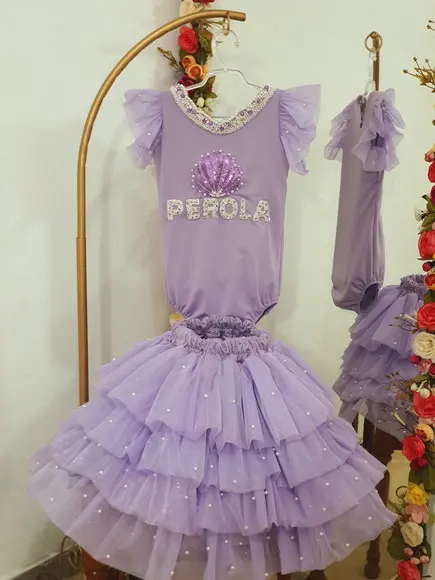 Conjunto Boby Saia Sereia Luxo