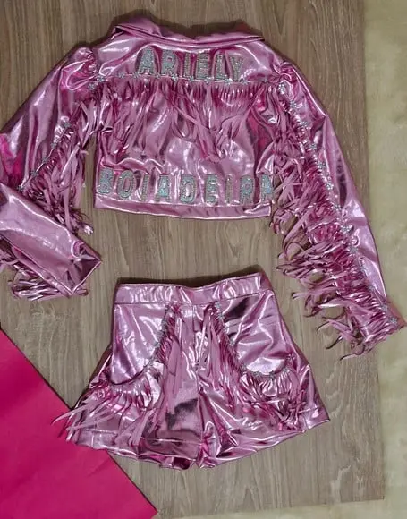 Conjunto Boiadeira com Nome Bordado