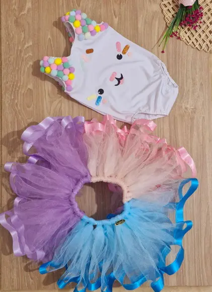 Conjunto Tutu Gatinho Cakey