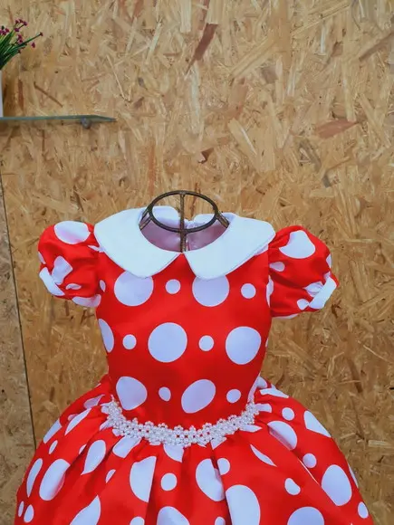 Mínnie Vermelha vestido da mínnie