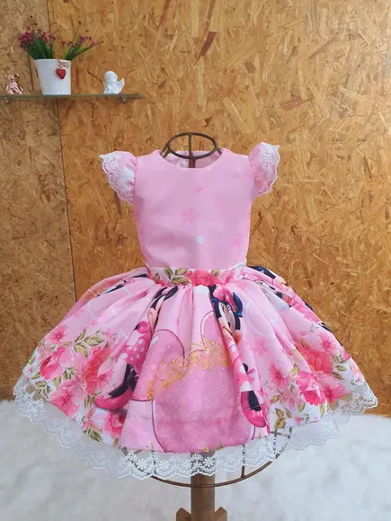 Mínnie Rosa Vestido