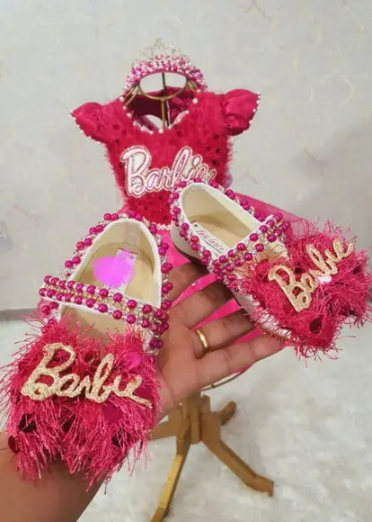 Sapatilha Barbie Laço Fluflu