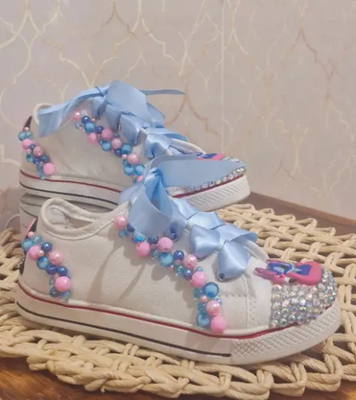 Sapato Estilo All Star Tema Stitch