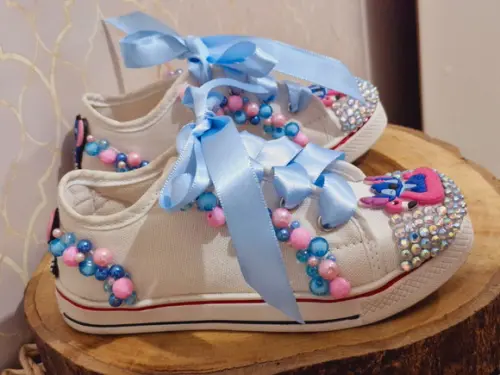 Sapato Estilo All Star Tema Stitch