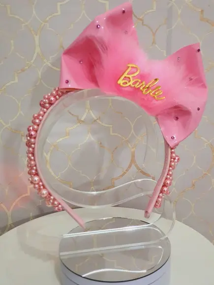 Tiara Barbie Luxo Laço