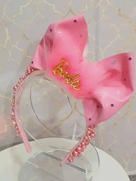 Tiara Barbie Luxo Laço